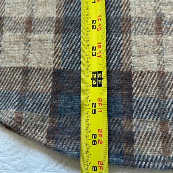 Faherty Bozeman Plaid Legend Women’s Sweater Shirt Medium - Picture 8 of 13